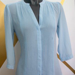 Blue sheer HM blouse